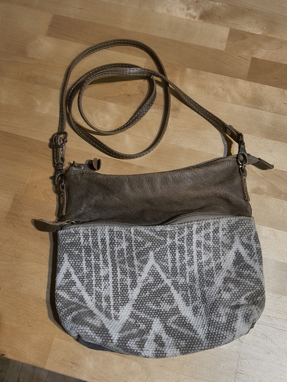 Myra Bag Crossbody Bag in Brown and Tan - Picture 3 of 4